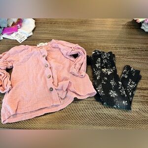 Jessica Simpson baby girl 18month matching outfit